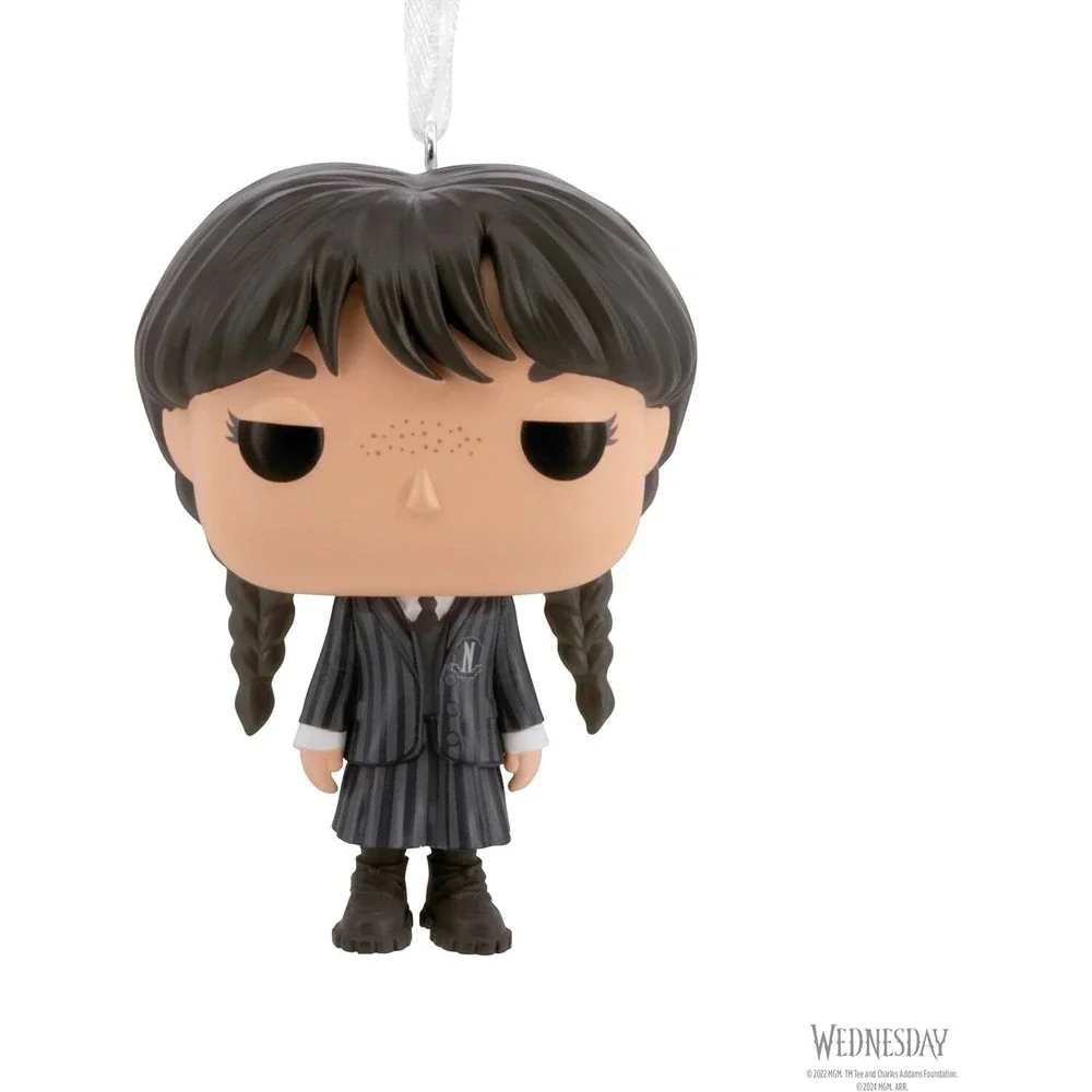 2024 Hallmark Funko pop! WEDNESDAY‎ ADDAMS Christmas Boxed Ornament NEW
